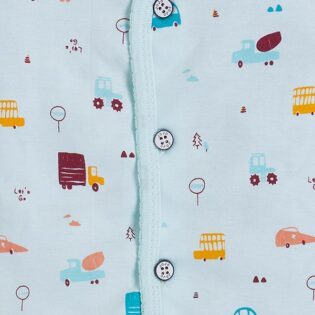 Half Sleeves T Shirt & Shorts with Cap for Baby Boy (Travel Theme Prints) - Image 7