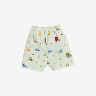 Half Sleeves T Shirt & Shorts with Cap for Baby Boy (Travel Theme Prints) - Image 10