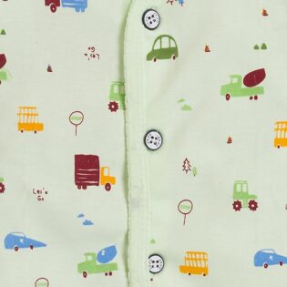 Half Sleeves T Shirt & Shorts with Cap for Baby Boy (Travel Theme Prints) - Image 11