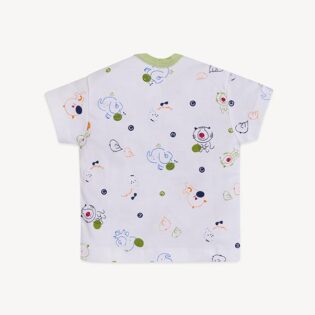 Newborn Cotton Suit Combo – Front Open with Cap - Image 17