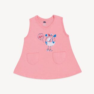 Baby Girl Cotton Frock with Pockets – Colorful Summer Designs - Image 4