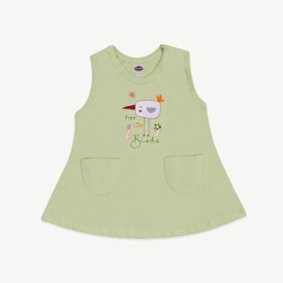 Baby Girl Cotton Frock with Pockets – Colorful Summer Designs
