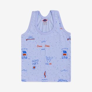 Baby Boys Sleeveless Cotton Vests Printed RN Tank Tops - Image 7