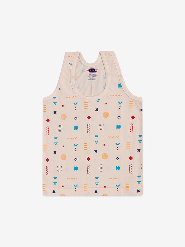 Baby Boys Sleeveless Cotton Vests Printed RN Tank Tops - Image 9