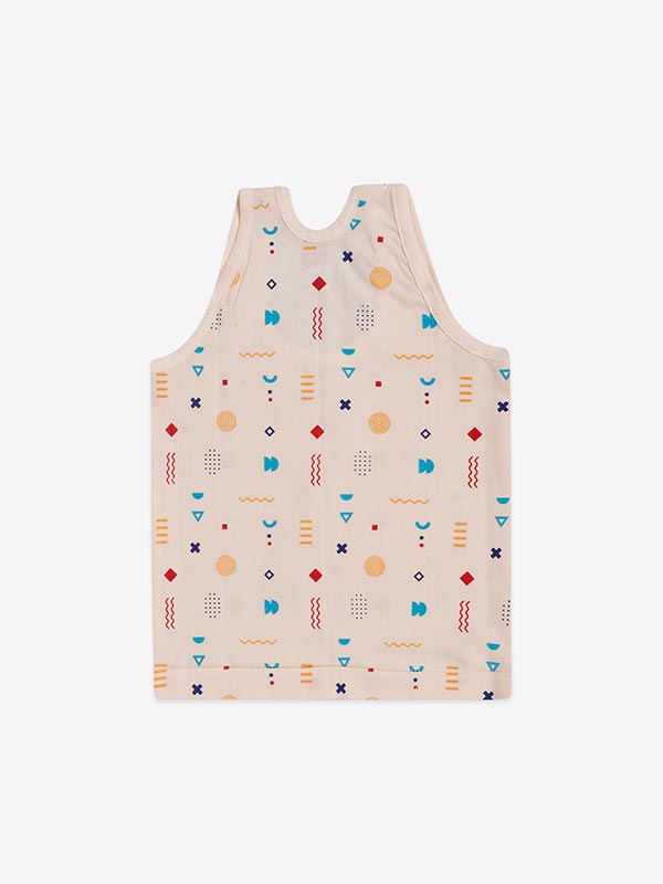 Baby Boys Sleeveless Cotton Vests Printed RN Tank Tops - Image 10