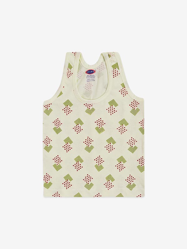 Baby Boys Sleeveless Cotton Vests Printed RN Tank Tops
