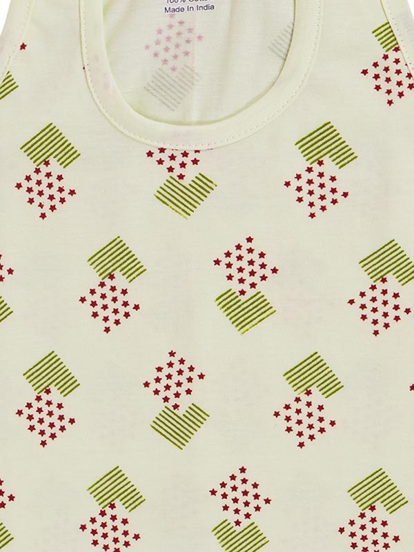 Baby Boys Sleeveless Cotton Vests Printed RN Tank Tops - Image 14