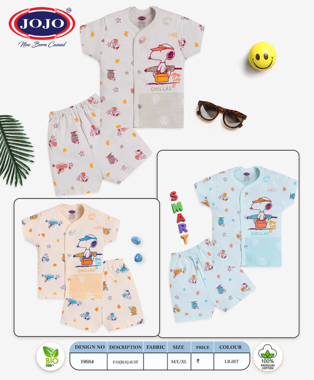 Chillax Beach Theme Printed T- Shirt & Shorts Combo for Baby Boy - Image 5