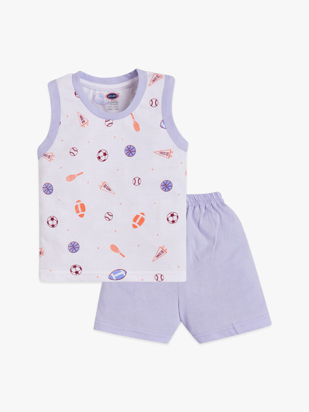 Best Point Players Baby Cotton Set – T-Shirt, Vest & Shorts Combo - Image 4