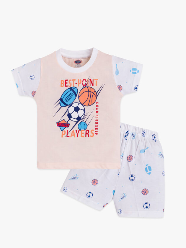 Best Point Players Baby Cotton Set – T-Shirt, Vest & Shorts Combo - Image 5