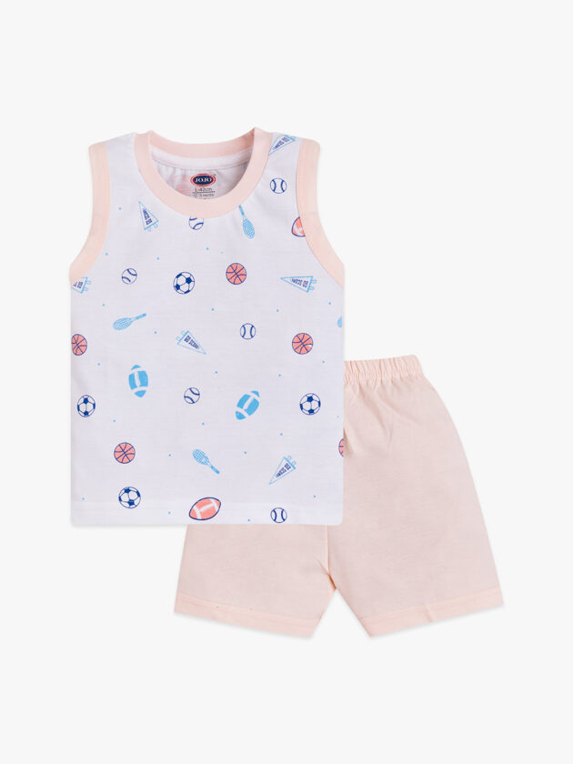 Best Point Players Baby Cotton Set – T-Shirt, Vest & Shorts Combo - Image 6