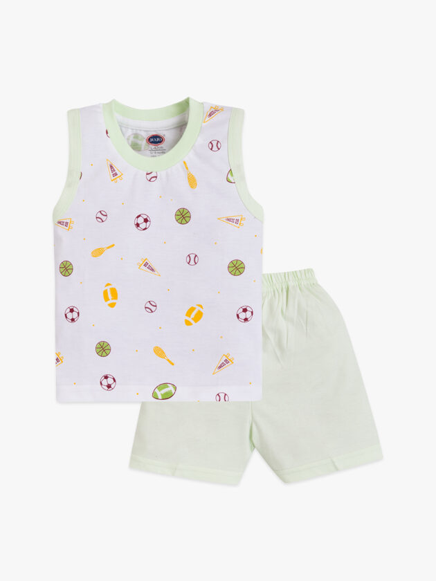 Best Point Players Baby Cotton Set – T-Shirt, Vest & Shorts Combo - Image 8