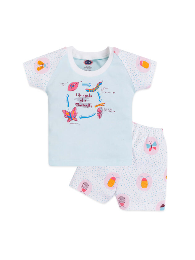 Casual Baby Suit Set with Nature-Inspired Designs - Image 2