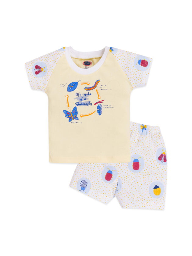 Casual Baby Suit Set with Nature-Inspired Designs