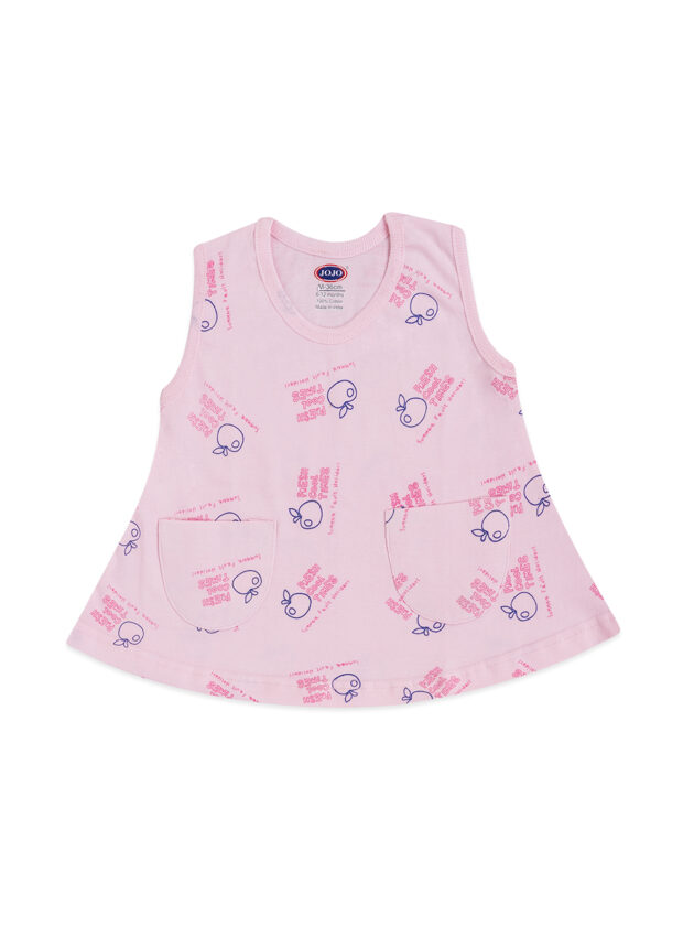 Toddler Cotton Frock for Girls - Summer Outfit with Pockets - Image 3