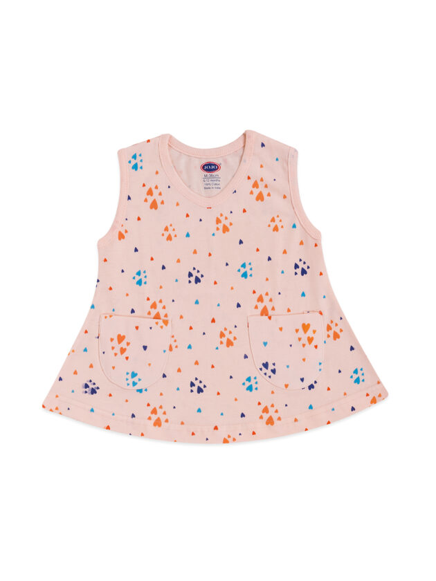 Toddler Cotton Frock for Girls - Summer Outfit with Pockets - Image 4