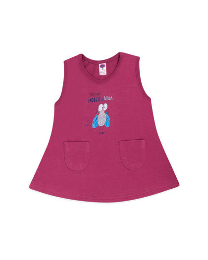 Printed Baby Girl Cotton Frock with Fun Cartoon Designs