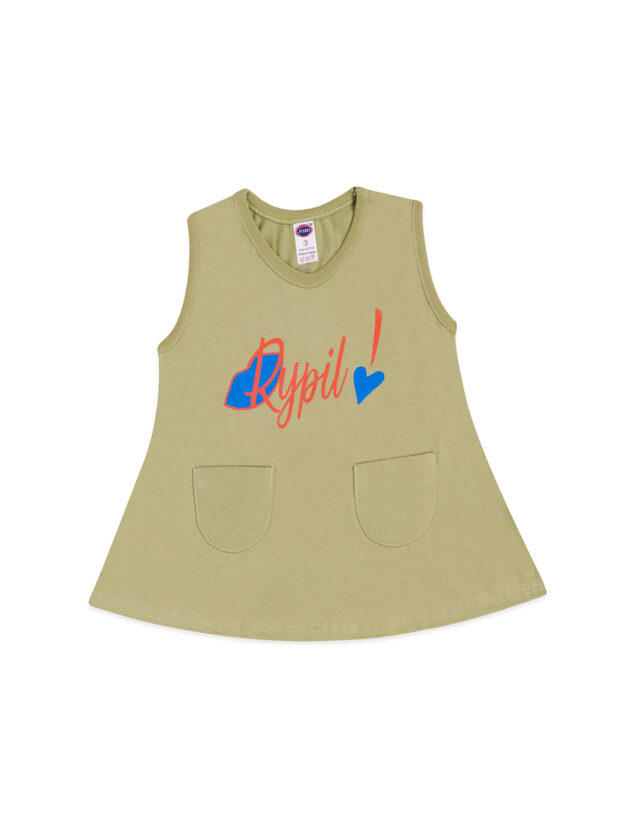 Printed Baby Girl Cotton Frock with Fun Cartoon Designs - Image 5