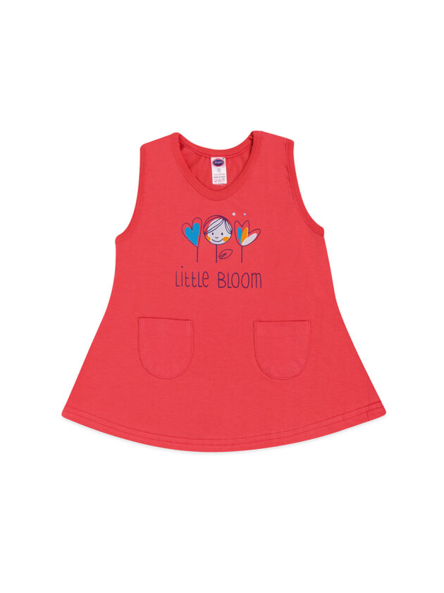 Printed Baby Girl Cotton Frock with Fun Cartoon Designs - Image 6
