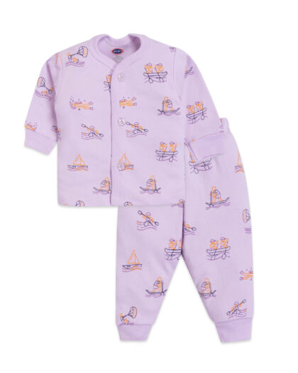 Full Sleeve Suit with Adorable Nautical-Themed Print