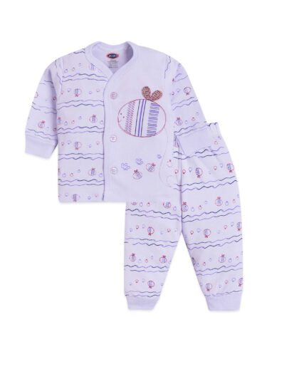 Full Sleeve Suit with Cute Appliqué Design