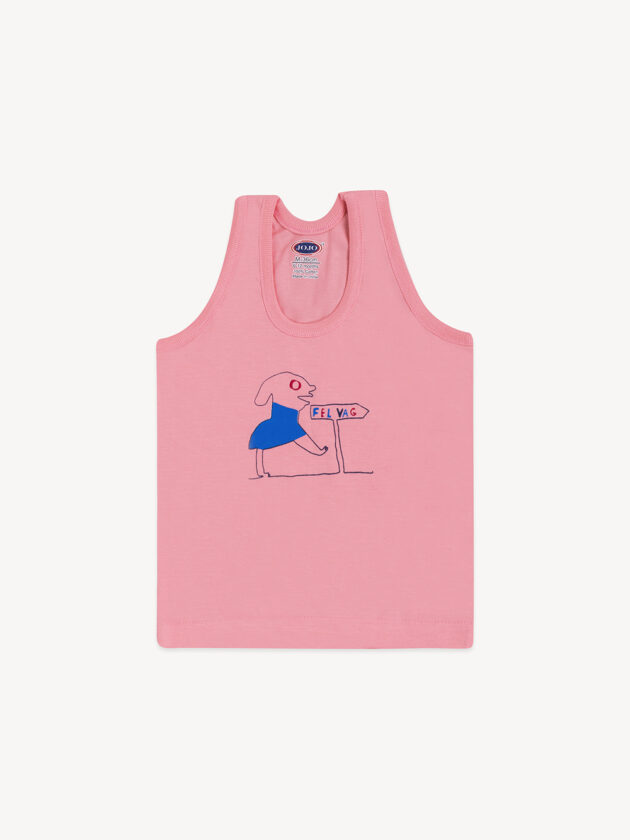 Cotton Sleeveless Vest for Baby Boys - Cartoon Print Tank Tops - Image 2