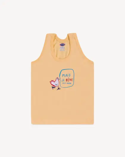Cotton Sleeveless Vest for Baby Boys - Cartoon Print Tank Tops