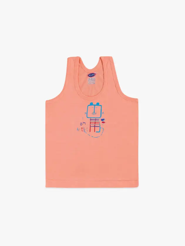 JoJo Boys Cotton Vest - Cartoon Print Sleeveless Tank Top - Image 3