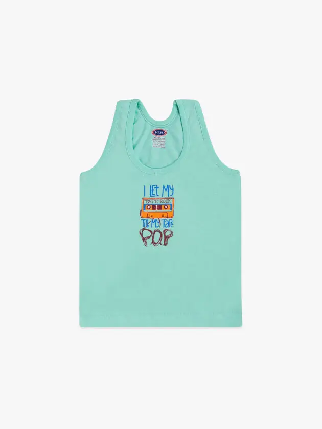 JoJo Boys Cotton Vest - Cartoon Print Sleeveless Tank Top - Image 5