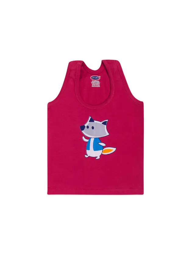 JoJo Boys Cotton RN Vest - Cartoon Printed Tank Top - Image 3