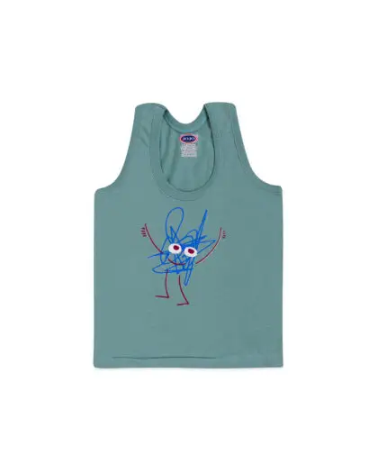 JoJo Boys Cotton RN Vest - Cartoon Printed Tank Top