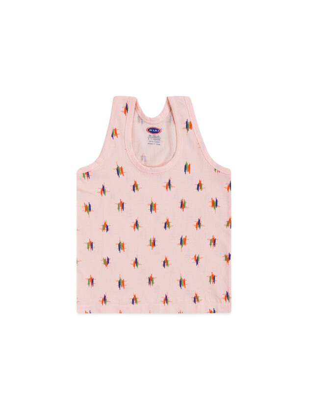 JoJo Boys Cotton Vest – Alphabet & Shapes Print Sleeveless Tank - Image 7