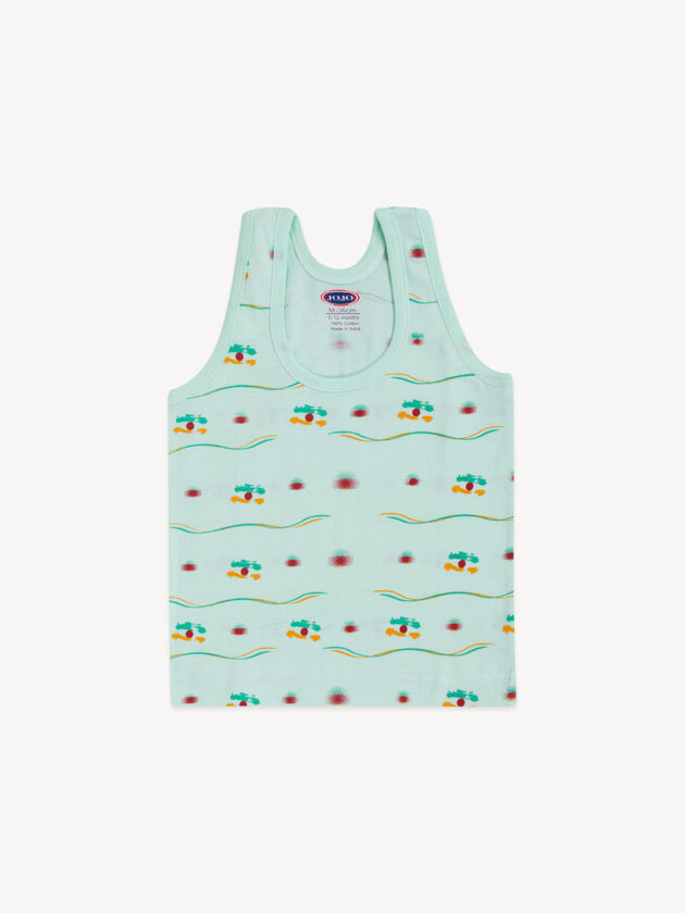 Cotton Vest for Baby Boy - Bicycle, Duck & Cartoon Print RN Tank Tops - Image 5