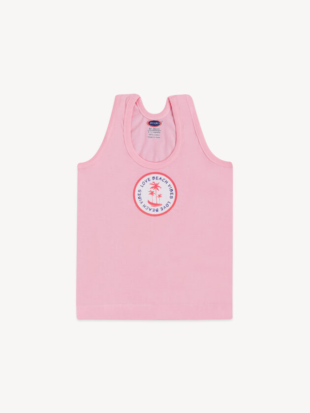 Cotton Printed Baby Sleeveless Vest - Cartoon & Quote RN Tank Top - Image 2