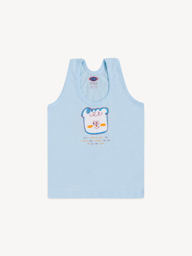 Cotton Printed Baby Sleeveless Vest - Cartoon & Quote RN Tank Top - Image 7