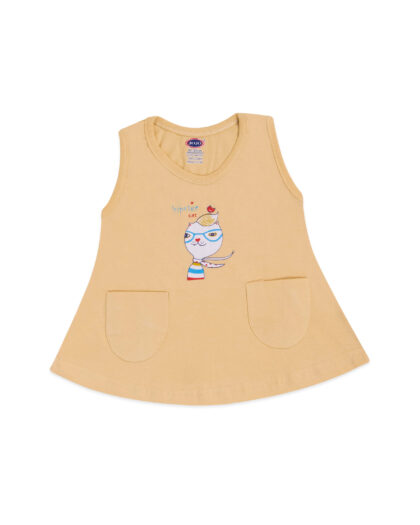 RN 2 Pocket Frock with Albatross, Butterfly and Cat Prints