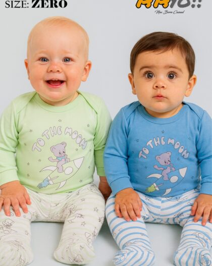 AAYO “To The Moon” Premium Cotton Baby Suit - Size Zero