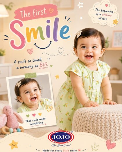 Jojo’s Delightful Cotton Casual Baby Frock for Your Little Princess