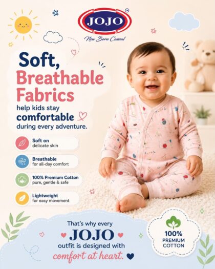 Jojo’s 100% Cotton Comfort Suit for Baby Boys